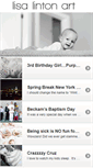 Mobile Screenshot of lisalintonart.com